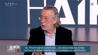Τριανταφυλλόπουλος για δολοφονία Λυγγερίδη: Αν πρέπει να λήξει αυτή η ιστορία πρέπει να συλληφθεί ο κ. Μώραλης
