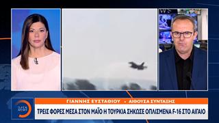 Παραβιάσεις και με οπλισμένα F-16 κάνει η Τουρκία στο Αιγαίο