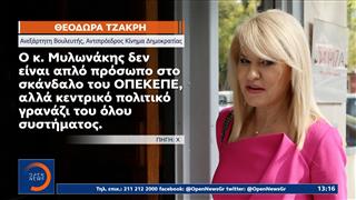 Συνέχεια στην κόντρα μεταξύ της Θεοδώρας Τζάκρη και του Γιώργου Μυλωνάκη