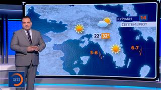 Δελτίο Καιρού 13/09/2025