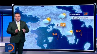 Δελτίο καιρού 27/02/26