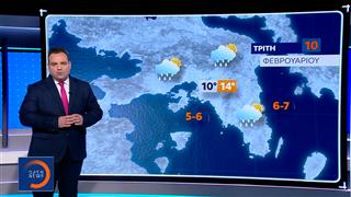 Δελτίο Καιρού 09/02/26