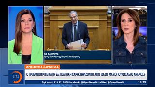 Αντώνης Σαμαράς: «Ο πρωθυπουργός και η εξωτερική πολιτική χαρακτηρίζονται από το δόγμα "όπου φυσάει ο άνεμος"»