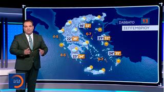 Δελτίο Καιρού 12/09/2025