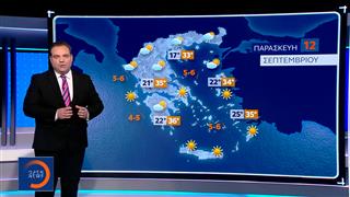 Δελτίο Καιρού 11/09/2025