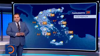 Δελτίο Καιρού 27/11/2025