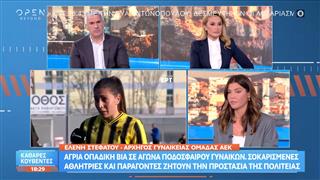 Ελένη Στεφάτου: «Οι χούλιγκανς ήρθαν και έφυγαν ανενόχλητοι»