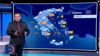 Δελτίο καιρού 26/05/2026