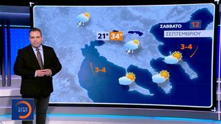 Δελτίο καιρού 11/09/2026