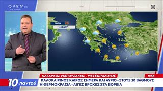 Καιρός 26/05/2026: Καλοκαιρινός καιρός σήμερα και αύριο, στους 30 βαθμούς η θερμοκρασία