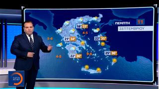 Δελτίο Καιρού 10/09/2025