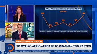 Το φυσικό αέριο «έσπασε το φράγμα» των 97 ευρώ
