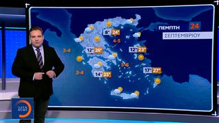 Δελτίο καιρού 23/09/2026