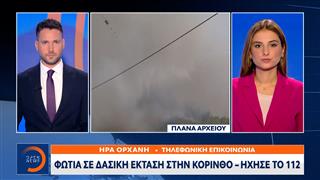 Έκτακτη επικαιρότητα: Φωτιά σε δασιική έκταση στην Κόρινθο - Ήχησε το 112
