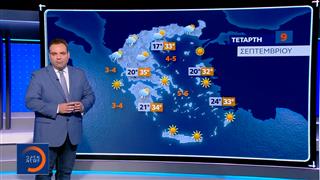Δελτίο καιρού 08/09/2026