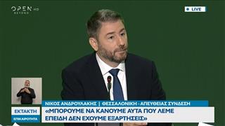 Συνέντευξη Τύπου Ν. Ανδρουλάκη στην 90ή ΔΕΘ:«Χωρίς εξαρτήσεις, κάνουμε πράξη όσα λέμε»
