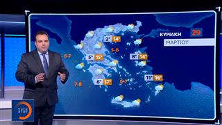 Δελτίο καιρού 28/03/26