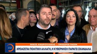 Νίκος Ανδρουλάκης: «Χρειάζεται πολιτική αλλαγή, η κυβέρνηση παράγει σκάνδαλα»