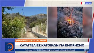 Φονική φωτιά στην Σαλαμίνα: Καταγγελίες κατοίκων για εμπρησμό