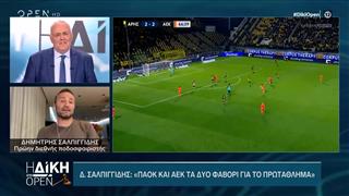 Δημήτρης Σαλπιγγίδης: ΠΑΟΚ και ΑΕΚ τα δύο φαβορί για το πρωτάθλημα