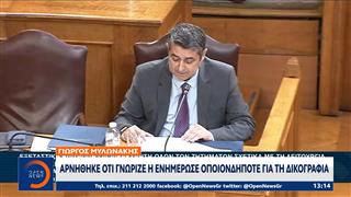 Γ. Μυλωνάκης: Δεν υπήρξε καμία απολύτως συγκάλυψη ή κυβερνητική παρέμβαση