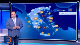 Δελτίο καιρού 19/07/2026