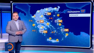 Δελτίο καιρού 16/07/2026
