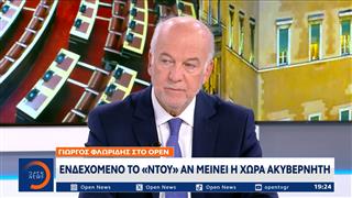 Γ. Φλωρίδης: Ενδεχόμενο το «ντου» αν μείνει η χώρα ακυβέρνητη