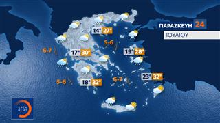 Δελτίο καιρού 23/07/2026