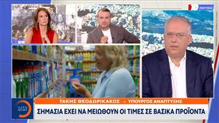 Υπουργός Ανάπτυξης: Από 31 Αυγούστου τα ταμπελάκια με τις μειωμένες τιμές προϊόντων
