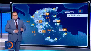 Δελτίο Καιρού 05/11/2025