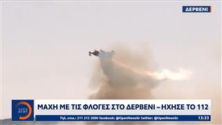 Συναγερμός για φωτιά στο Δερβένι Θεσσαλονίκης - Ήχησε το 112