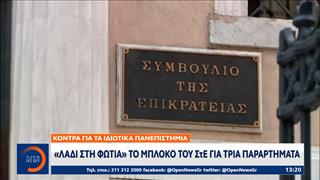 «Λάδι στην φωτιά» το μπλόκο του ΣτΕ για τρία παραρτήματα Πανεπιστημίων