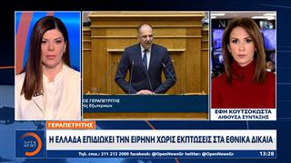 Γεραπετρίτης: «Η Ελλάδα επιδιώκει την ειρήνη χωρίς εκπτώσεις στα εθνικά θέματα»