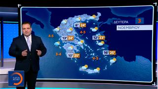 Δελτίο Καιρού 02/11/2025