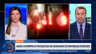 Άνοιξε η πλατφόρμα για τις αιτήσεις των επιχειρήσεων που θα επιδοτηθούν στο ρεύμα