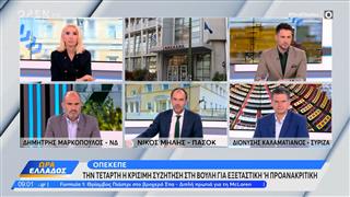 Πολιτική αντιπαράθεση Μαρκόπουλου Μήλη Καλαματιανού για τον ΟΠΕΚΕΠΕ