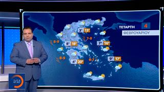 Δελτίο καιρού 03/02/26