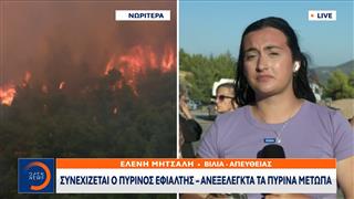 Συνεχίζεται ο πύρινος εφιάλτης - Ανεξέλεγκτα τα πύρινα μέτωπα
