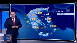 Δελτίο καιρού 10/03/26