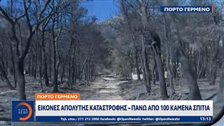 Πόρτο Γερμενό: Οι κάτοικοι μετρούν τις πληγές τους μετά τη φωτιά