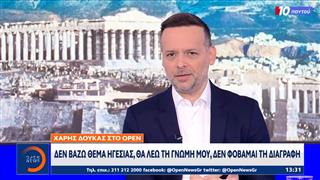 Χάρης Δούκας: «Δεν φοβάμαι τη διαγραφή, καμία συγκυβέρνηση με την Νέα Δημοκρατία»