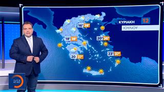 Δελτίο καιρού 11/07/2026