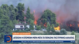 Σίβηρη Χαλκιδικής: Δύσκολη η επόμενη μέρα μετά το πέρασμα της πύρινης λαίλαπας