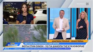 Φωτιά ξέσπασε στην Οινόη