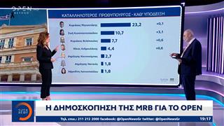 Η μεγάλη δημοσκόπηση της MRB για το ΟΡΕΝ