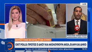 Κύπρος: Πρώτος ο ΔΗΣΥ, δεύτερο το ΑΚΕΛ - Τι δείχνουν τα exit polls