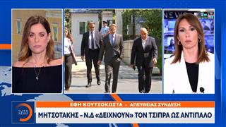 Μητσοτάκης - ΝΔ  «δείχνουν» τον Τσίπρα ως αντίπαλο