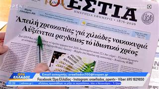 Εφημερίδες 01/10/2026: Τα πρωτοσέλιδα