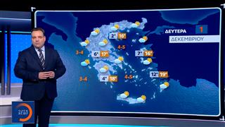 Δελτίο καιρού 30/11/25